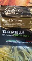 Tagliatelle con farina di piselli