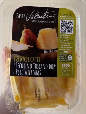Raviolotti pecorino toscano DOP e pere williams