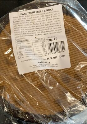 Panettone miele e noci