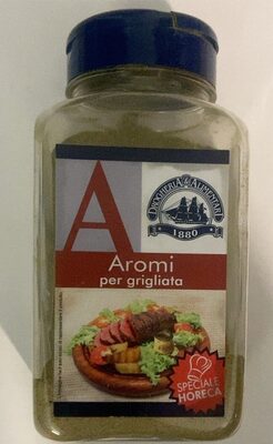 Aromi per grigliata front packaging
