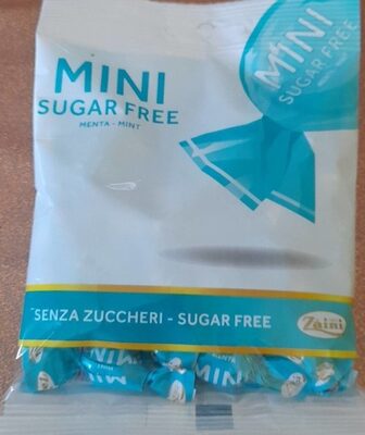 MINI sugar free menta front packaging
