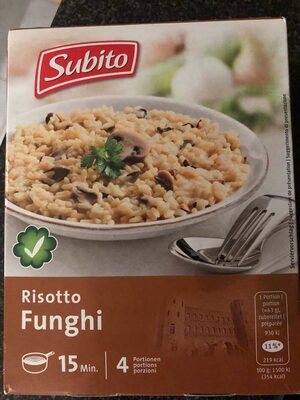Risotto con funghi