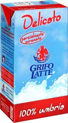 Latte uht delicato parzialmente scremato