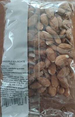 Mandorle sgusciate origine USA