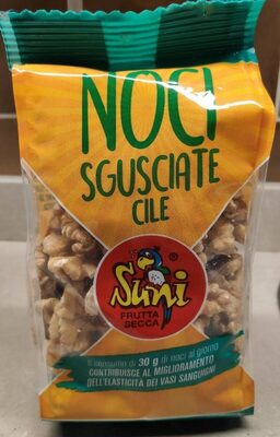 Noci sgusciate Cile front packaging