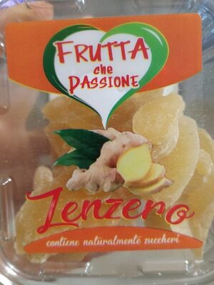 Zenzero a fette disidratato front packaging