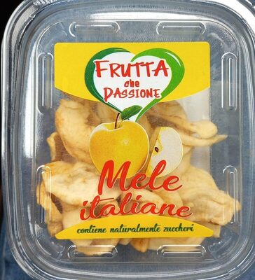 Mele essiccate front packaging