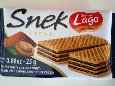 Snek Cacao front packaging