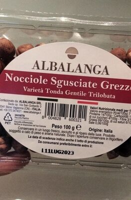 Nocciole sgusciate grezze