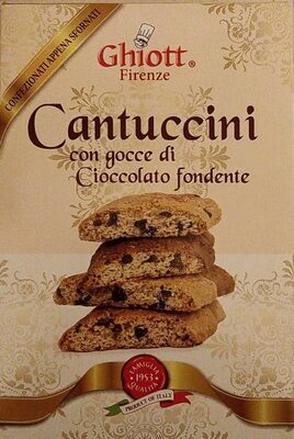 Cantuccini con gocce di cioccolato fondente