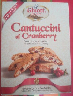 Cantuccini au Cranberry