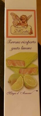 Torrone ricoperto gusto limone