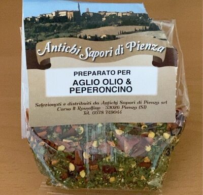 Preparato per aglio olio e peperoncino