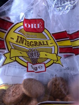 biscotti integrali front packaging