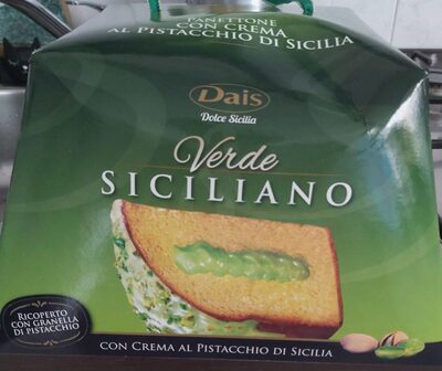panettone con crema al pistacchio di sicilia