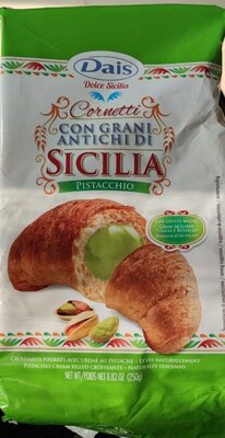 Cornetti con Grani Antichi di Sicilia - Pistacchio