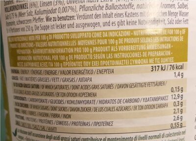 Zuppa orzo e cereali front packaging