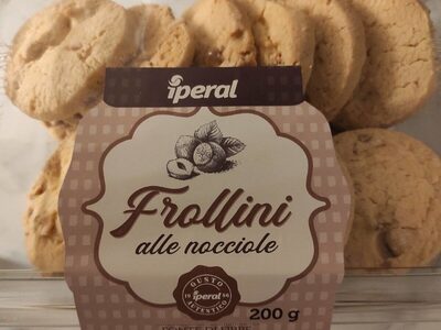 Frollini alle nocciole front packaging