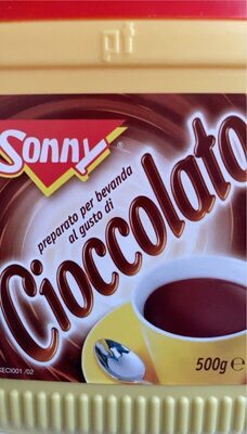 Cioccolato solubile front packaging