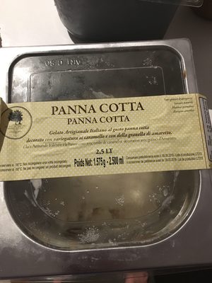 Glace panna cotta front packaging