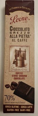 Cioccolato grezzo alla pietra al caffè