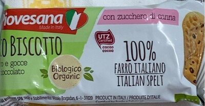 bio biscotto farro e gocce di cioccolato