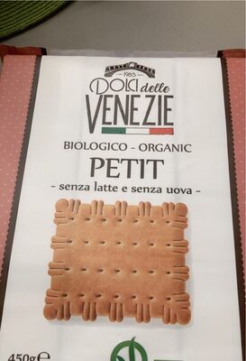 Biologico organic petit senza latte e senza uova