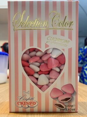 Cuoricini di cioccolato front packaging