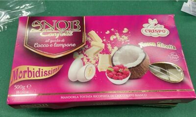 confetti al gusto di cocco e lampone