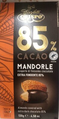 Mandorle ricoperte di cioccolato extra fondente