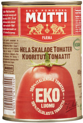 Tomater Hele Økologisk 400g Mutti