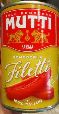 Filetti front packaging