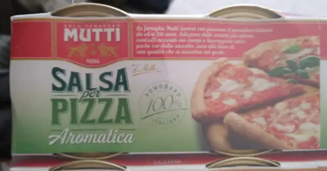 Salsa per pizza aromatica front packaging