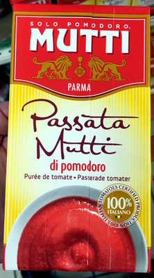 Passata Mutti di pomodoro - purée de tomate
