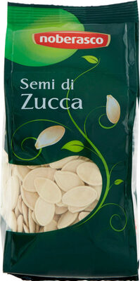 Semi di zucca tostati front packaging