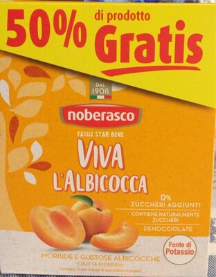 Viva l’albicocca front packaging