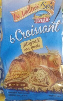 Croissant integrali con miele