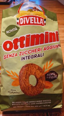 Ottimini integrali senza zuccheri aggiunti