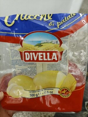 Gnocchi di patate front packaging