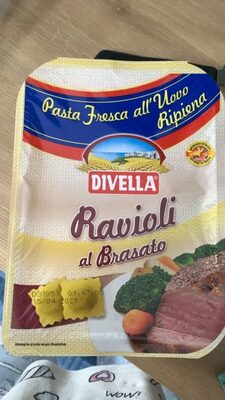 Ravioli al brasato front packaging