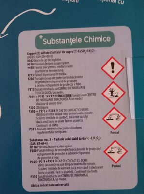 mega lab de chimie ingredients label