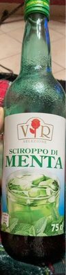 Sciroppo di menta front packaging