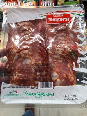 Salame ventricina front packaging