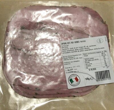 Jambon roti aux herbes