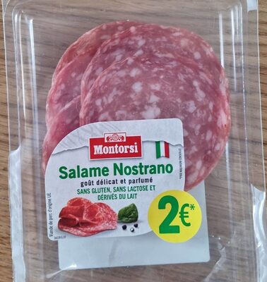 Salame nostrano front packaging