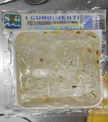 I condimenti risotto di mare