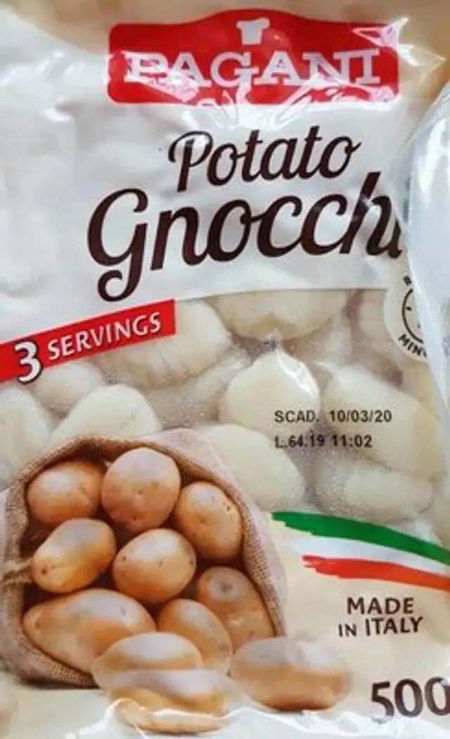 Potato Gnocchi front packaging