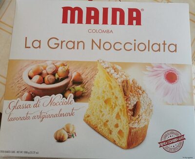 Colomba Gran Nocciolata front packaging