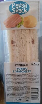 Tramezzini tonno e maioness