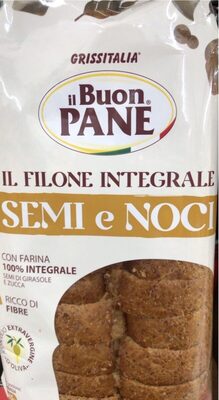 Filone integrale semi e noci front packaging